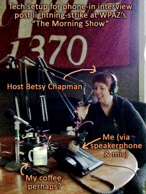 DHC & Betsy Chapman on live radio
